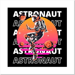 Astronaut Cosmonaut Spaceman Space Posters and Art